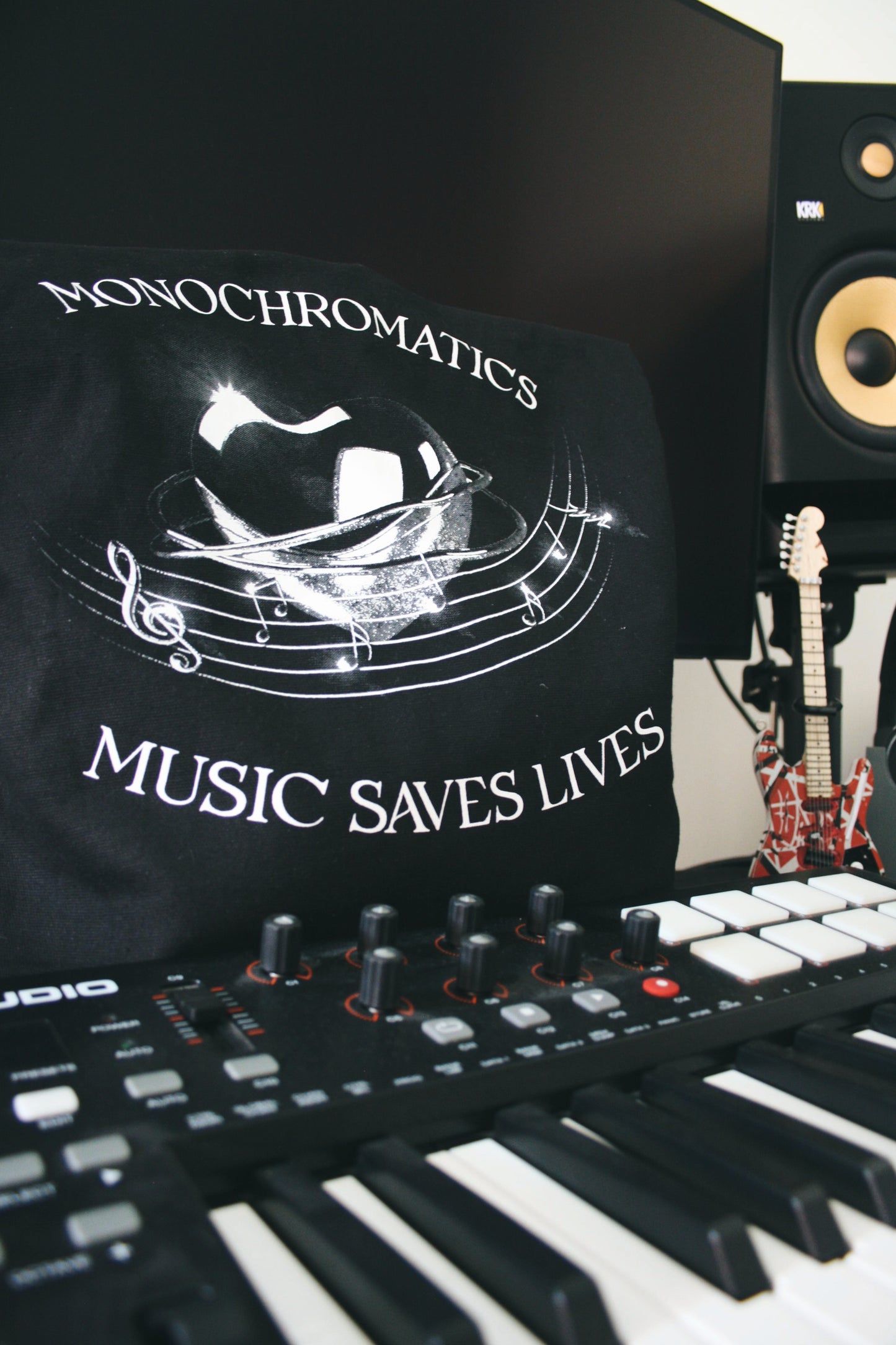 Tote Bag Music Saves Lives