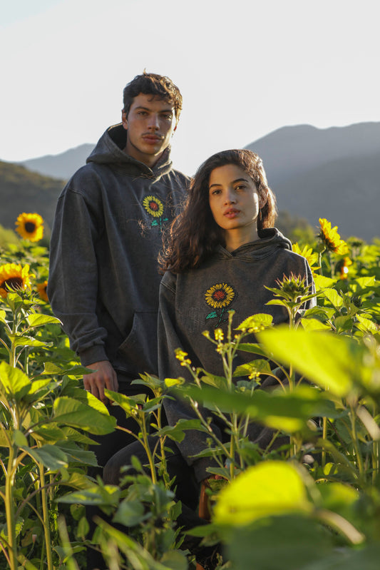 Hoodie Poleron Girasol Sunflower Monochromatics Brand Streetwear