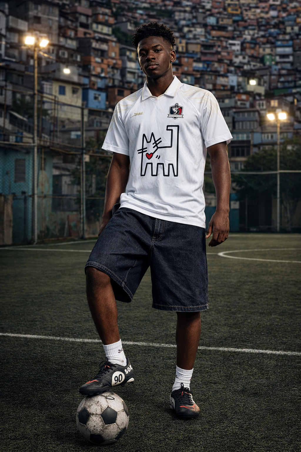 Vintage Football Shirt - Kitty - Animal Club